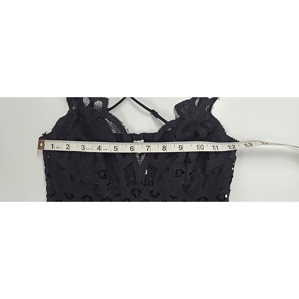 Zenana Lacy Babydoll Camisole adjustable strap Goth Whimsigoth Fairy Y2K Sz M - Picture 8 of 10